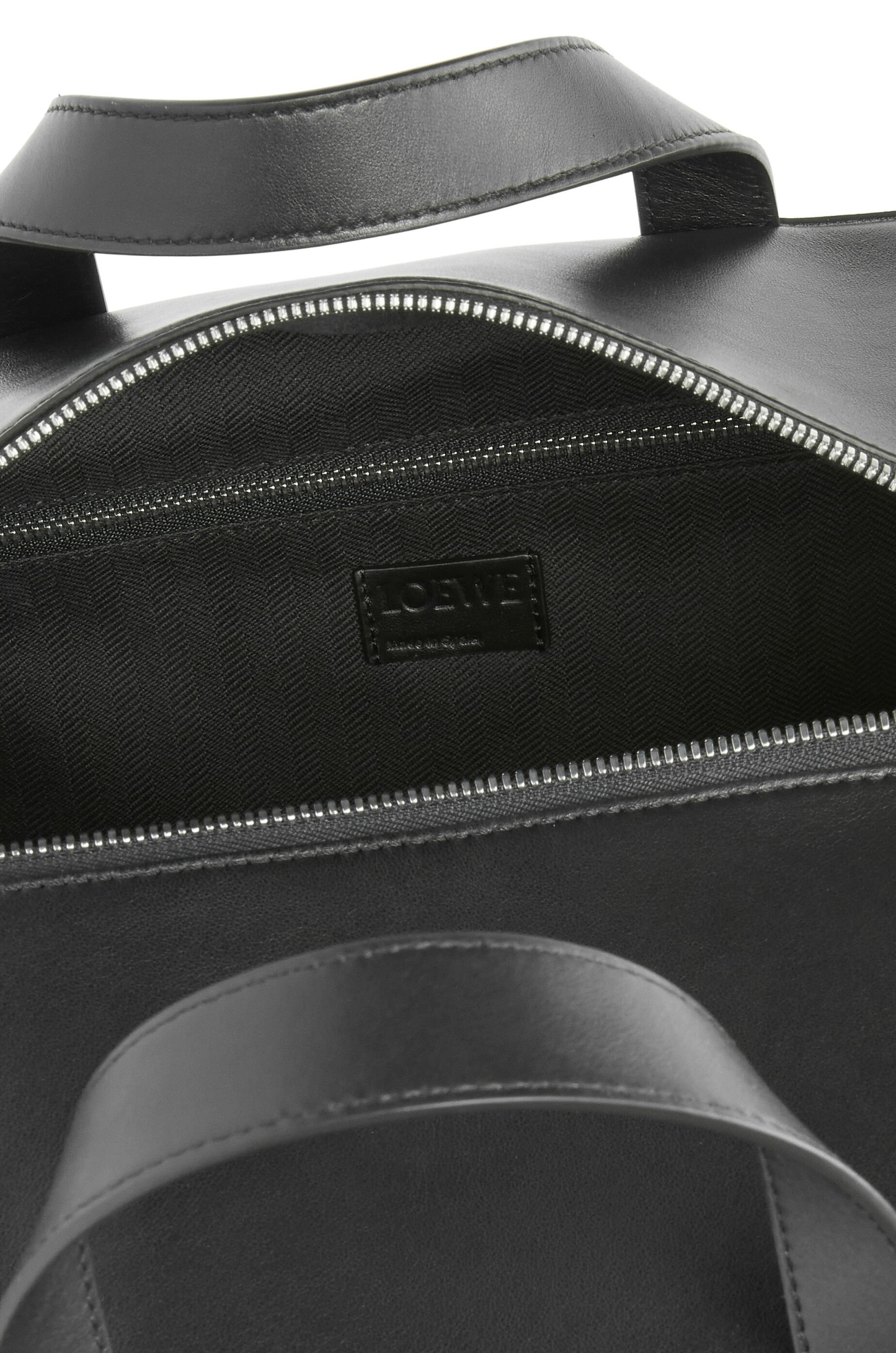 Medium Puzzle Fold duffle in shiny calfskin